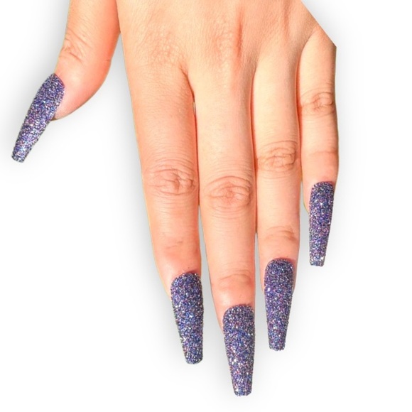 NIB 24 pcs Long Coffin Fake Nail & 1pc Nail File & 1 sheet Tape - Picture 2 of 9